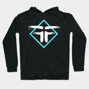 FF Diamond Logo (White) by Steve Govern Hoodie